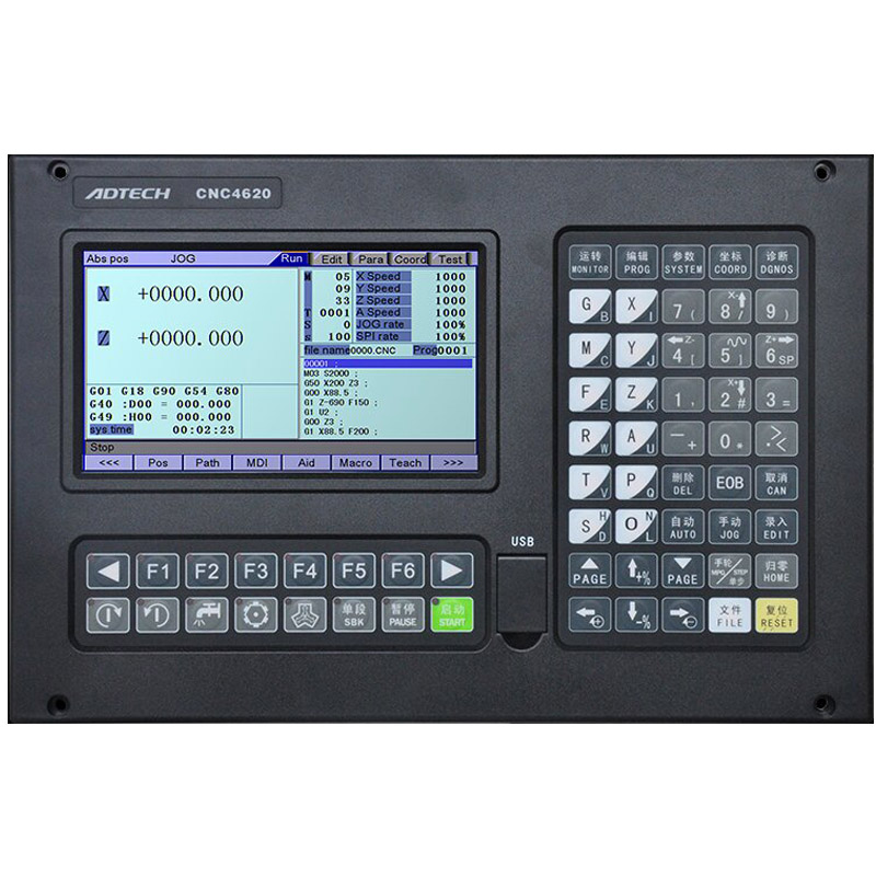 Adtech 2 AIX經濟數控車床控制器CNC9620從CNC4620升級